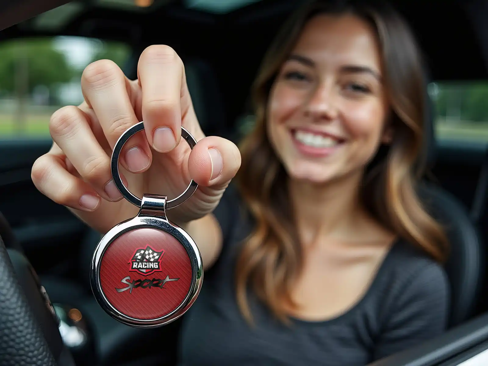 Car Key Ring Steel Premium Force